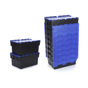 10 OF CROC BOX- 56 LTR Extra Strong Durable Plastic Storage Box 310mm H x 400mm W x 600mm D