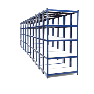 10 x Garage Shelving Units / Racking 5 Levels 1800mm H x 900mm W x 450mm D with Melamine Shelves